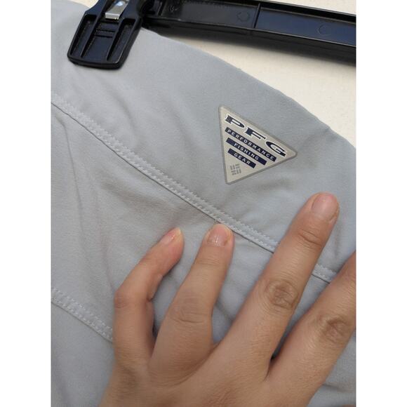 COLUMBIA WOMEN'S PANT PFG PULL ON GRAY SIZE 3XL EUC - Picture 9 of 15